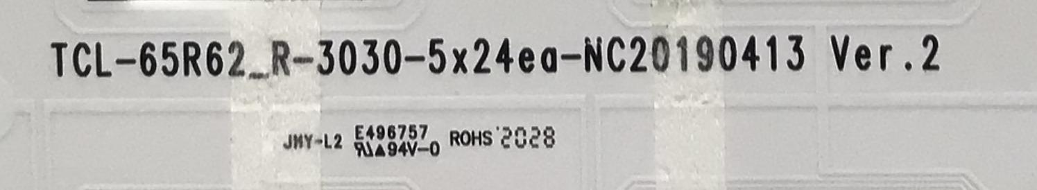KIT DE LED'S PARA TV TCL ((INCOMPLETO SOLO 9 PIEZAS)) / NOTA IMPORTANTE:KIT CONSTA DE 10 PIEZAS EN TOTAL  - Imagen 5